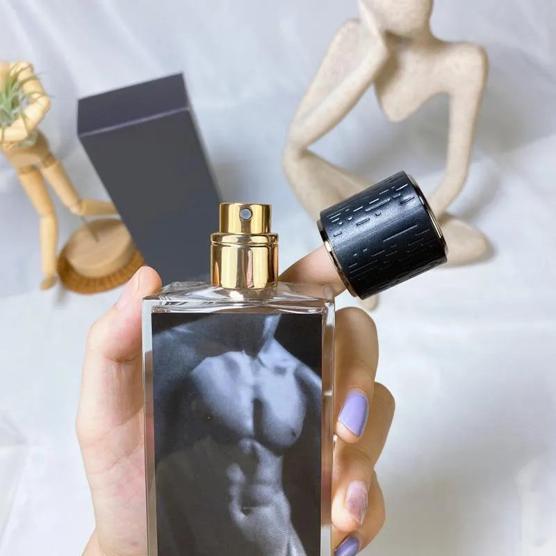 Fragrância Masculina 100ml Homem Perfume Eau De 3.4fl.oz Longa Duração Bom Cheiro Marca Masculino Parfum Colônia Spray N