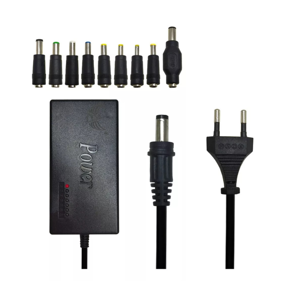 Fonte Carregador 9 Plugs Lukton DNC-669 Notebook