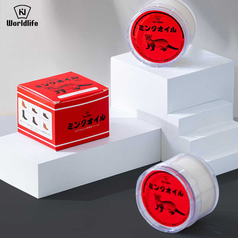 Pomada de vison japonesa, bolsa de couro para roupas, manutenção incolor, manutenção de óleo, produtos de couro, sofá, a