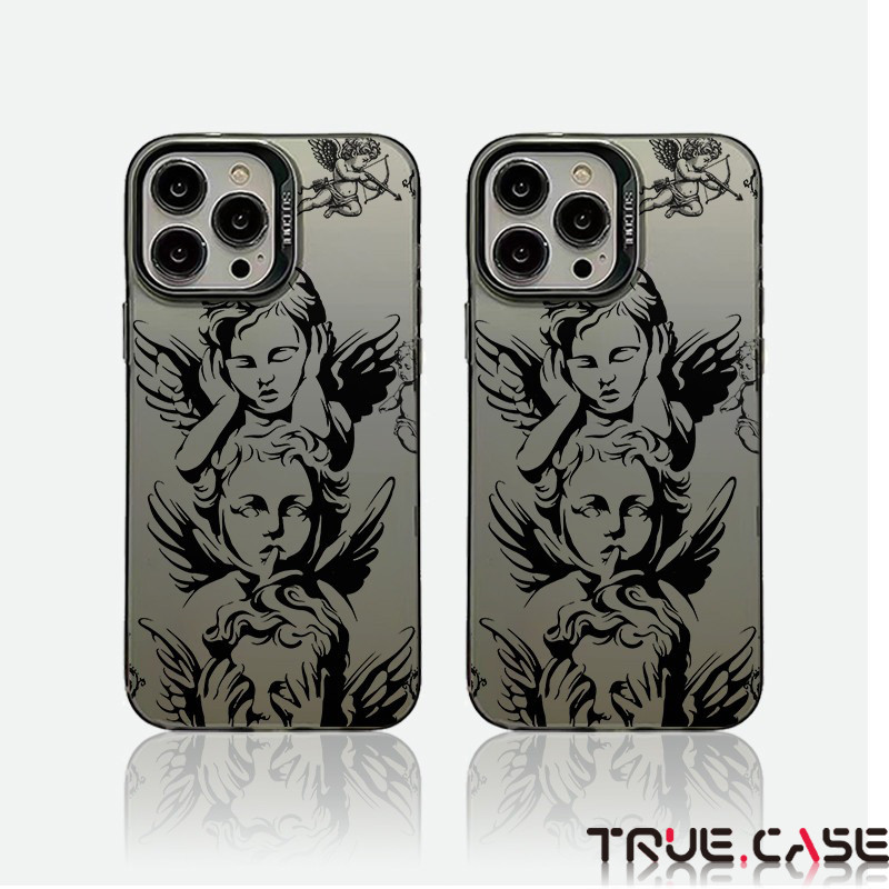 Capa case de celula religião dos anjos para iPhone 11 12 pro 13 14 15 16 pro max 7/8 plus capinha anti impacto