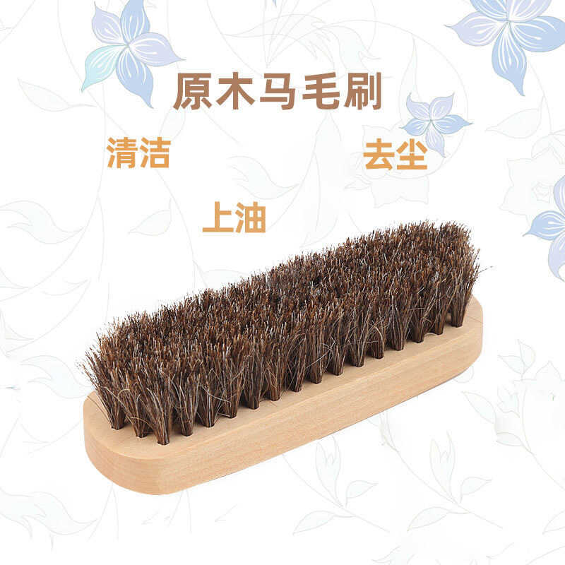 Escova de crina escova Log sapato escova de couro sapato escova sapato polonês escova polimento sapato polonês camurça s