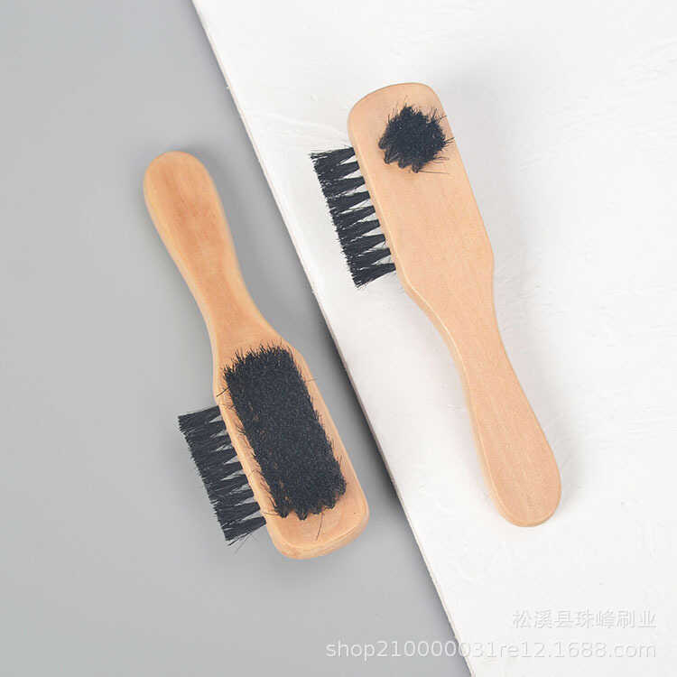 Zhufeng 8303 escova de polimento de sapato de cerdas sapatos de couro escova de polimento de roupas escova de descontami