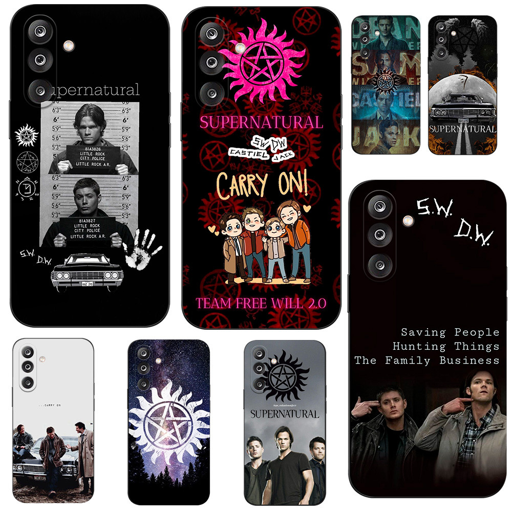 Para Samsung Galaxy A17 4G 5G F17 M17 Caso Capa De Silicone tpu Sobrenatural Sam Winchester Dean Fantasma