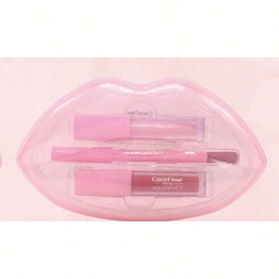 LIPIS Kit Labial 3 em 1 CocoFleur beuty em Oferta na Shopee