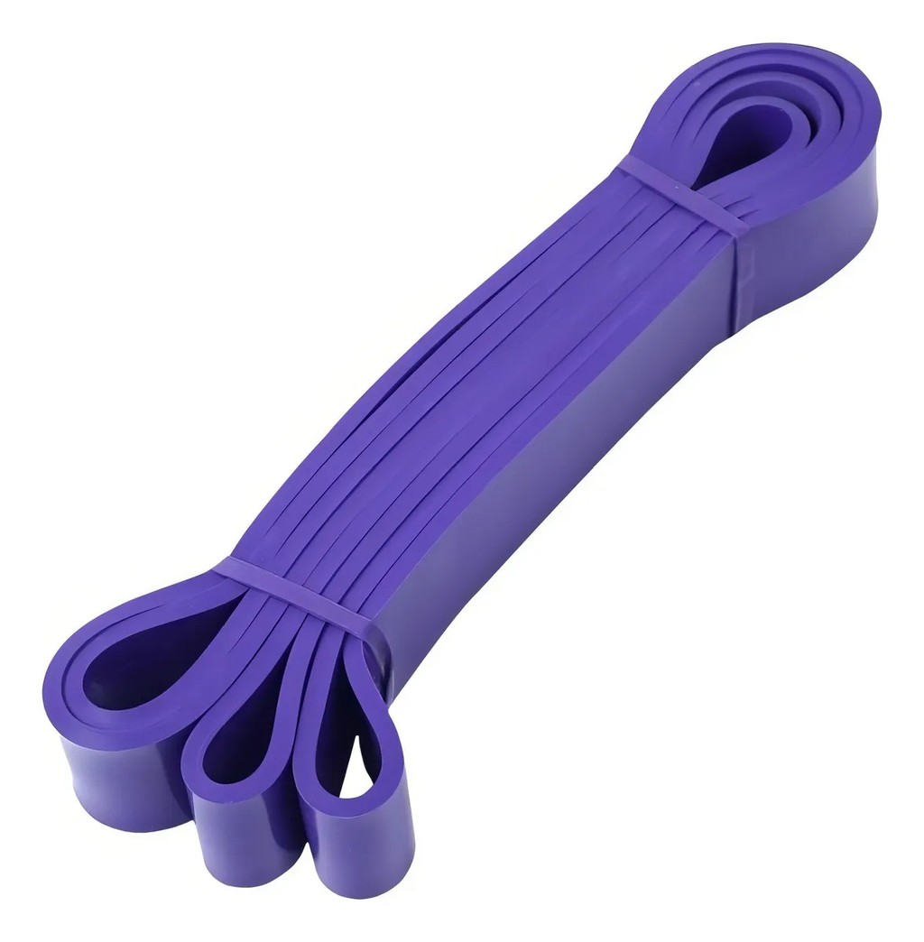 Super Band Elastico Extensor Borracha Nivel Forte Roxo Treino Forca Alongamento Funcional Casa