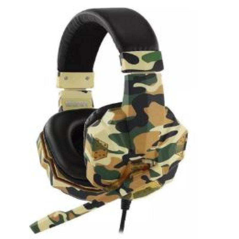 Fone De Ouvido Gamer Pro Headphone com Microfone P2 Camuflado Profissional PM3