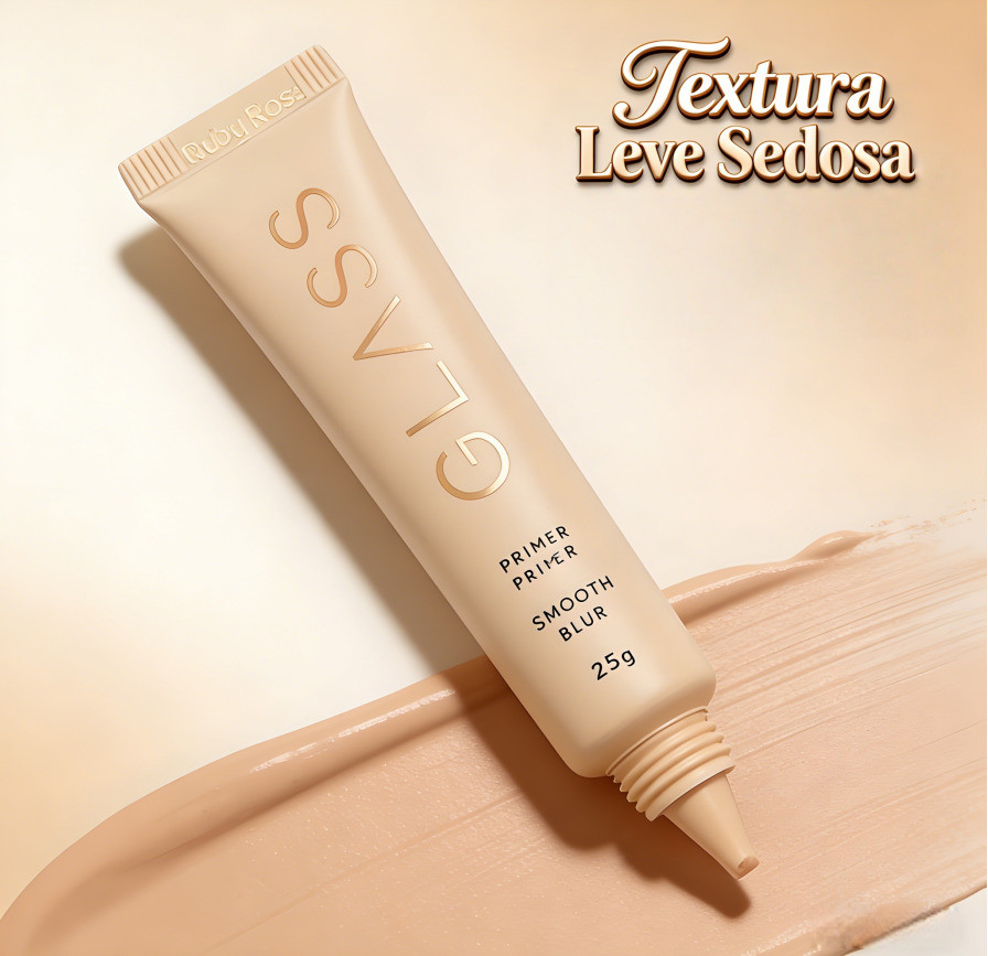🎊 primer facial smooth blur Ruby Rose textura - Textura Leve Sedosa , Acabamento Acetinado 🎊