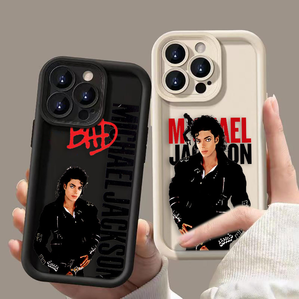 Cantor Michael Jackson Caso De Telefone Para IPHONE APPLE 17 Ar 16 16E 11 12 13 14 15 8 7 XR Plus Pro Max Cores Silicone