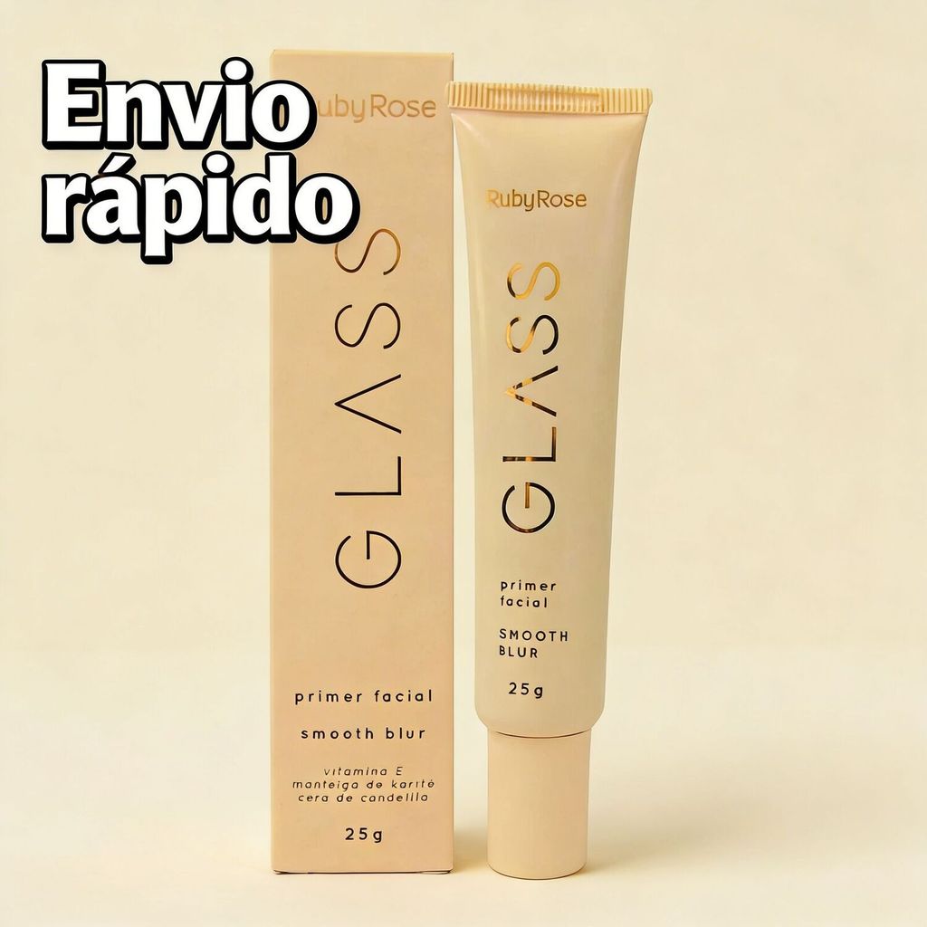 Primer Facial Smooth Blur Glass Rubyrose - Envio rápido🎀