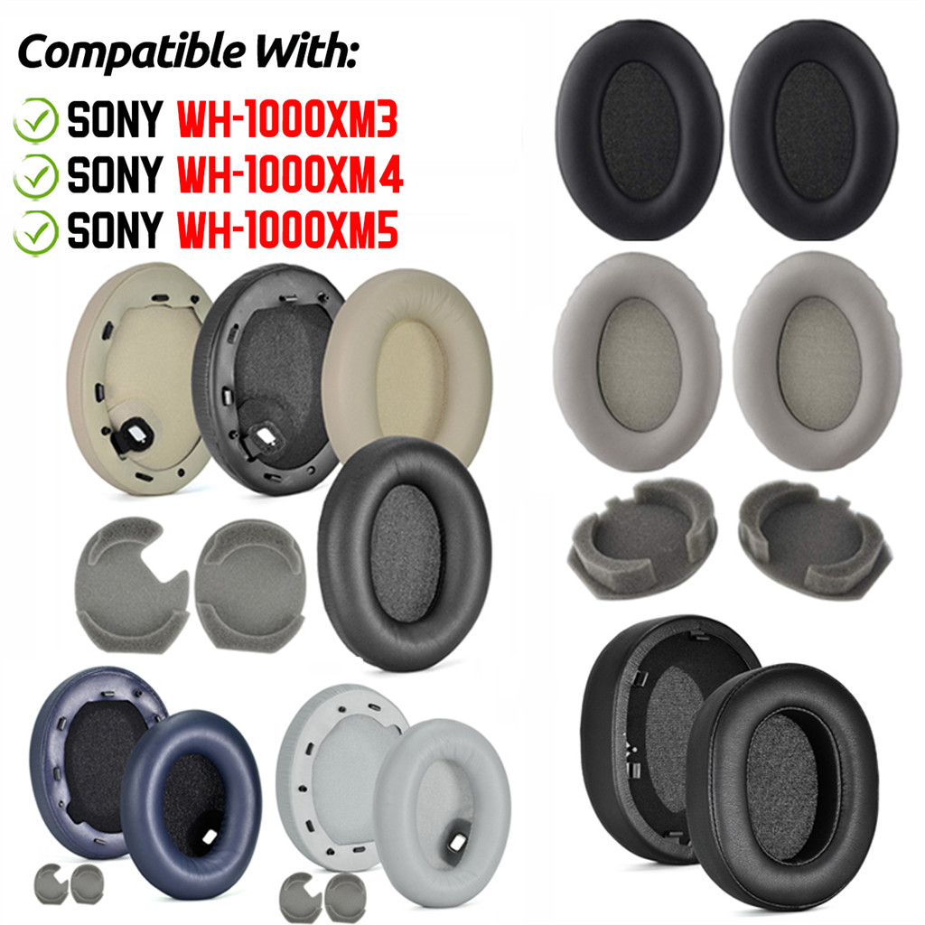 Para Sony WH-1000XM5 1000XM3 1000XM4 Fone De Ouvido Almofadas Esponja Earmuffs Capa Substituição