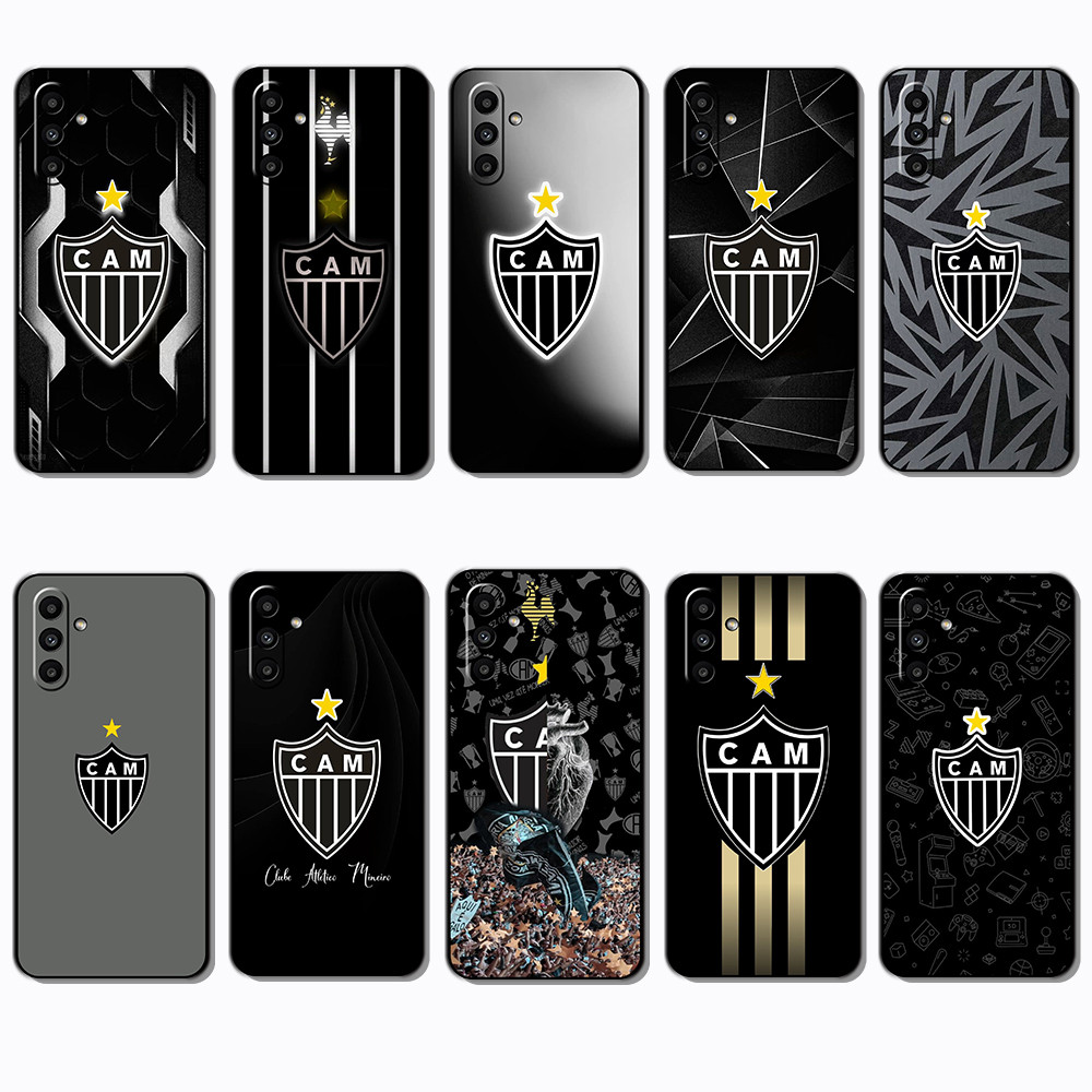 Para Samsung Galaxy A05S A14 A15 A16 A17 A24 A34 A35 A54 A55 BR13 Atlético Mineiro Caso De Telefone Preto Macio em Oferta na Shopee