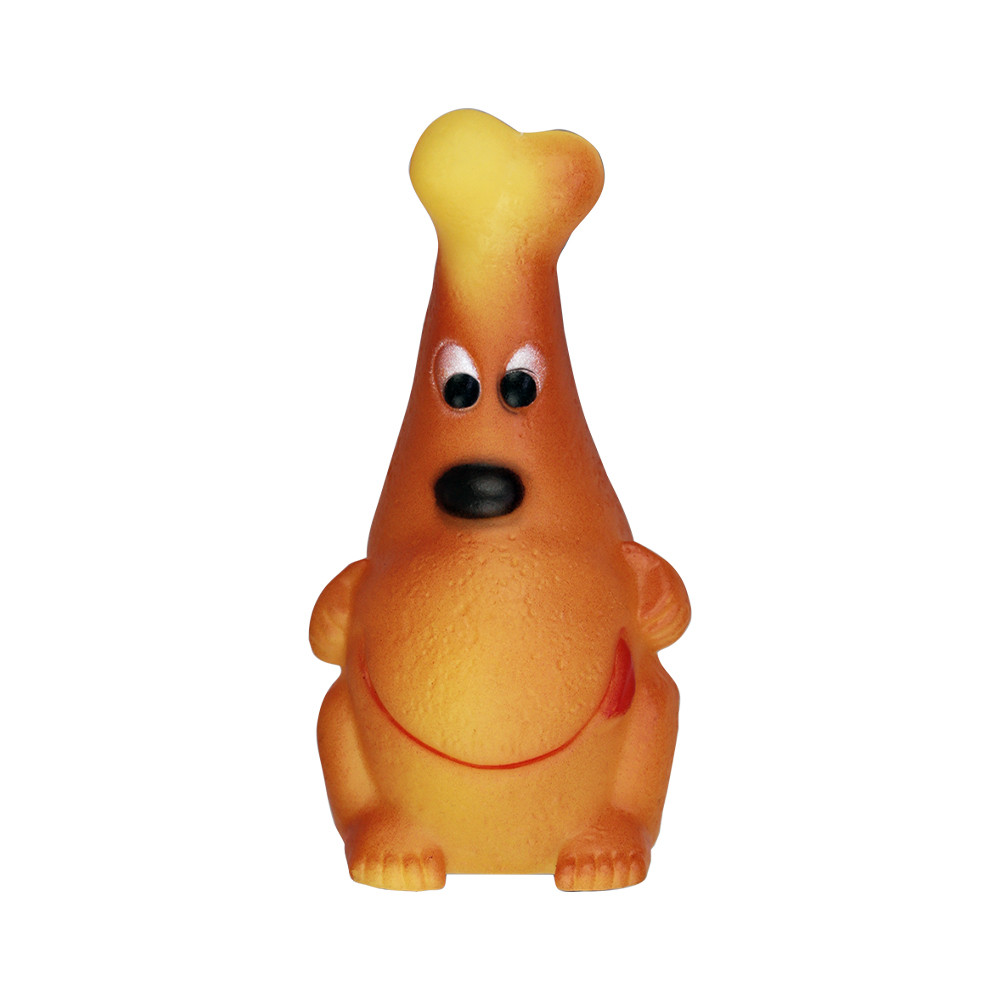 Mordedor para Pet Coxa de Frango com Rosto 13cm