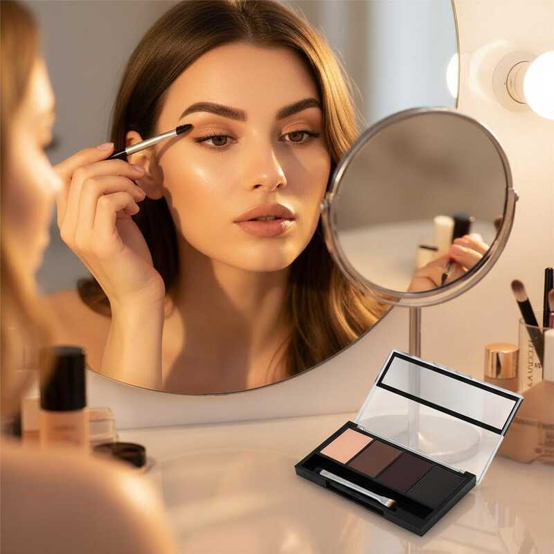 Ruby Rose Trio De Sombra Para Sobrancelha Com Primer HB-F572