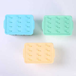 Criativo Silicone sorvete molde picolé sorvete molde caseiro sorvete fazendo picolé picolé caixa de gelo ferramenta útil