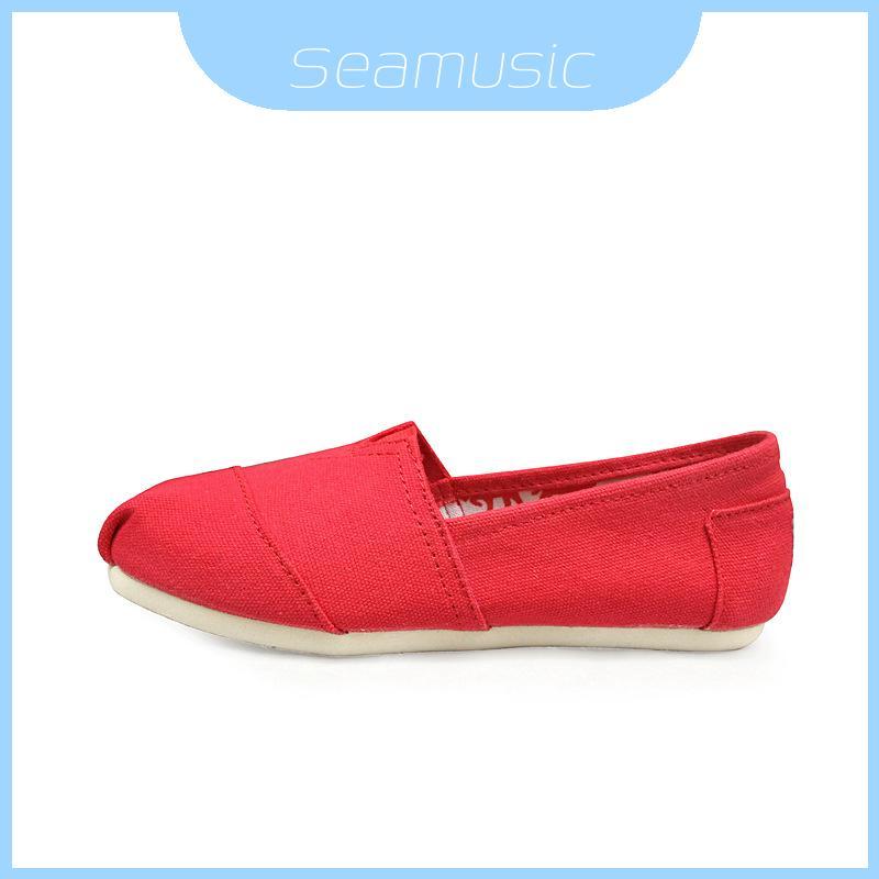 Em Sapatos De Lona Deslizantes Homens Mulheres Mocassins Casuais Com Sola De Espuma Verão Para Conforto