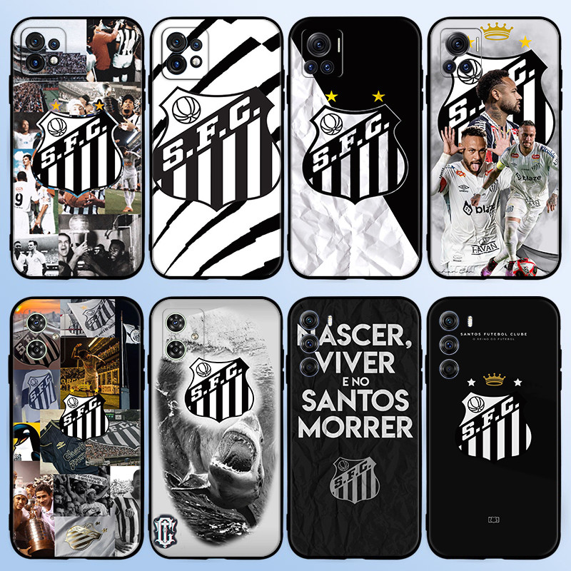 Capa Para Moto G85 G34 G31 G04 G04s G24 Power G54 Preta Santos Protetora Smartphone