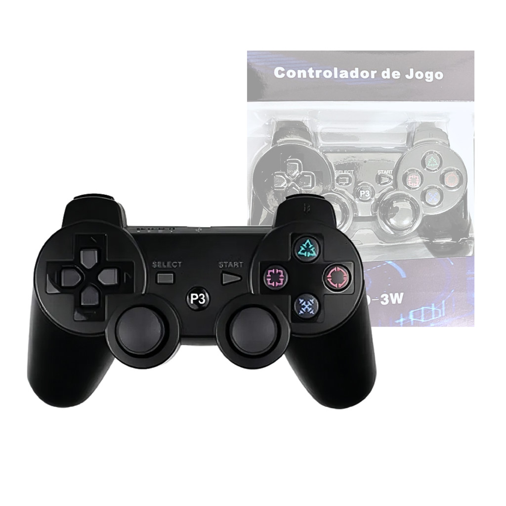 Controle Gamer PS3 - SEM FIO - Wireless 2.4G PC Computador Console  ALTO-3W