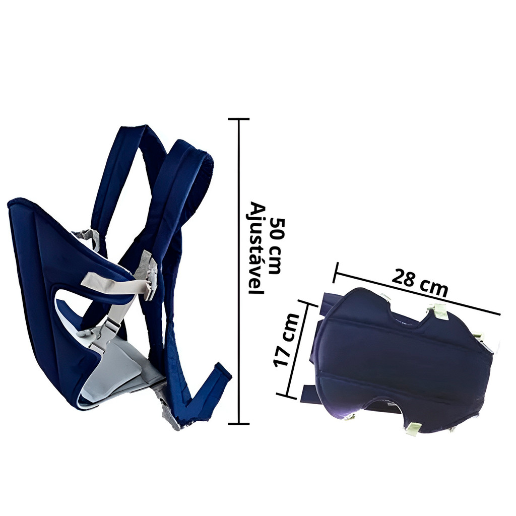 Suporte Canguru Ergonômico Para Bebê Passeio Conforto conte-me para usar no dia a dia