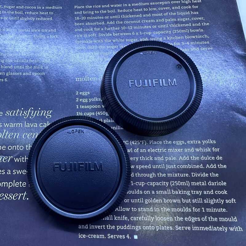 Adequado para fuji Micro único XT50 XT4 XT5 tampa do corpo lente tampa traseira fuji x série x tampa da lente de montage