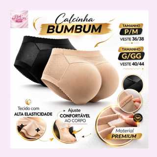 Calcinha Bumbum 3 Enchimento Empina Bumbum Alta Elasticidade Sem Costura Bundex - PINK BABY BUM3 em Oferta na Shopee