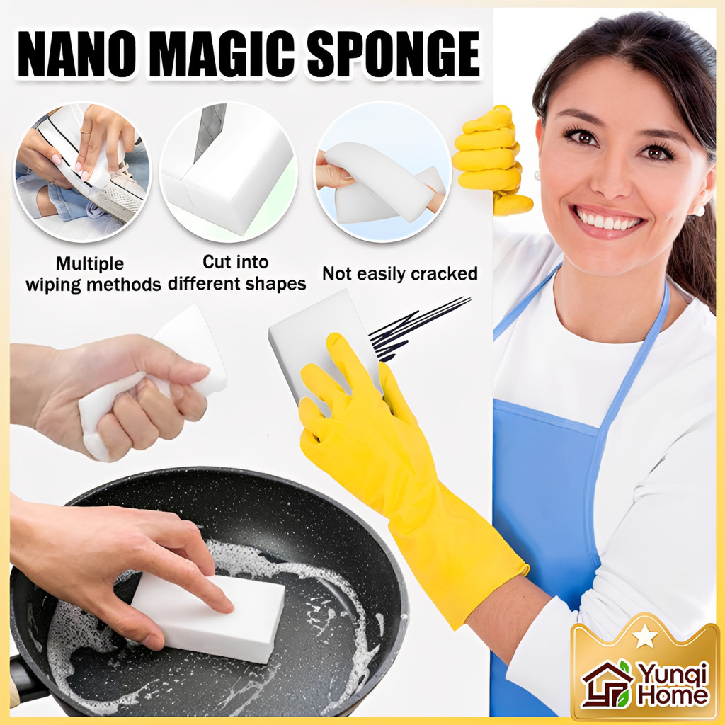Esponja Mágica Nano Esponja de Limpeza Poderosa Remoção Eficaz de Manchas Tamanho Personalizável