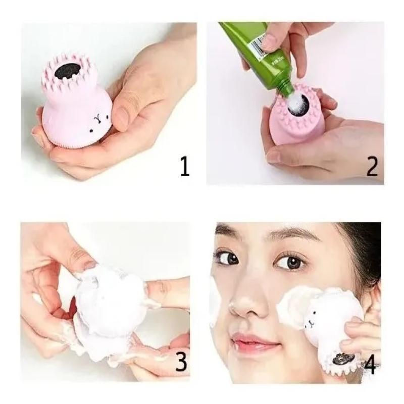 Kit Com 3 Esponja Para Maquiagem E Uma Esponja Povo