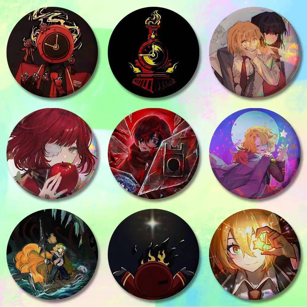 Jogo L-Limbus Company Pins 58mm Bonito Desenho Animado Crachá Broches Feitos À Mão Para Acessórios De Mochila