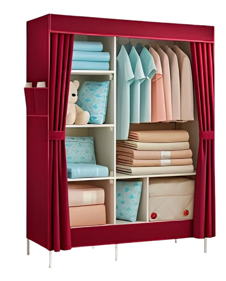 Guarda Roupa Portátil Desmontável Organizador Prático Solteiro e Casal