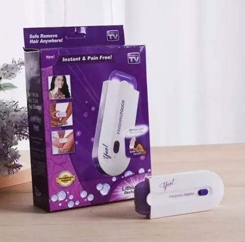 Depilador Laser Recarregável Indolor Branco/roxo eletrico fe