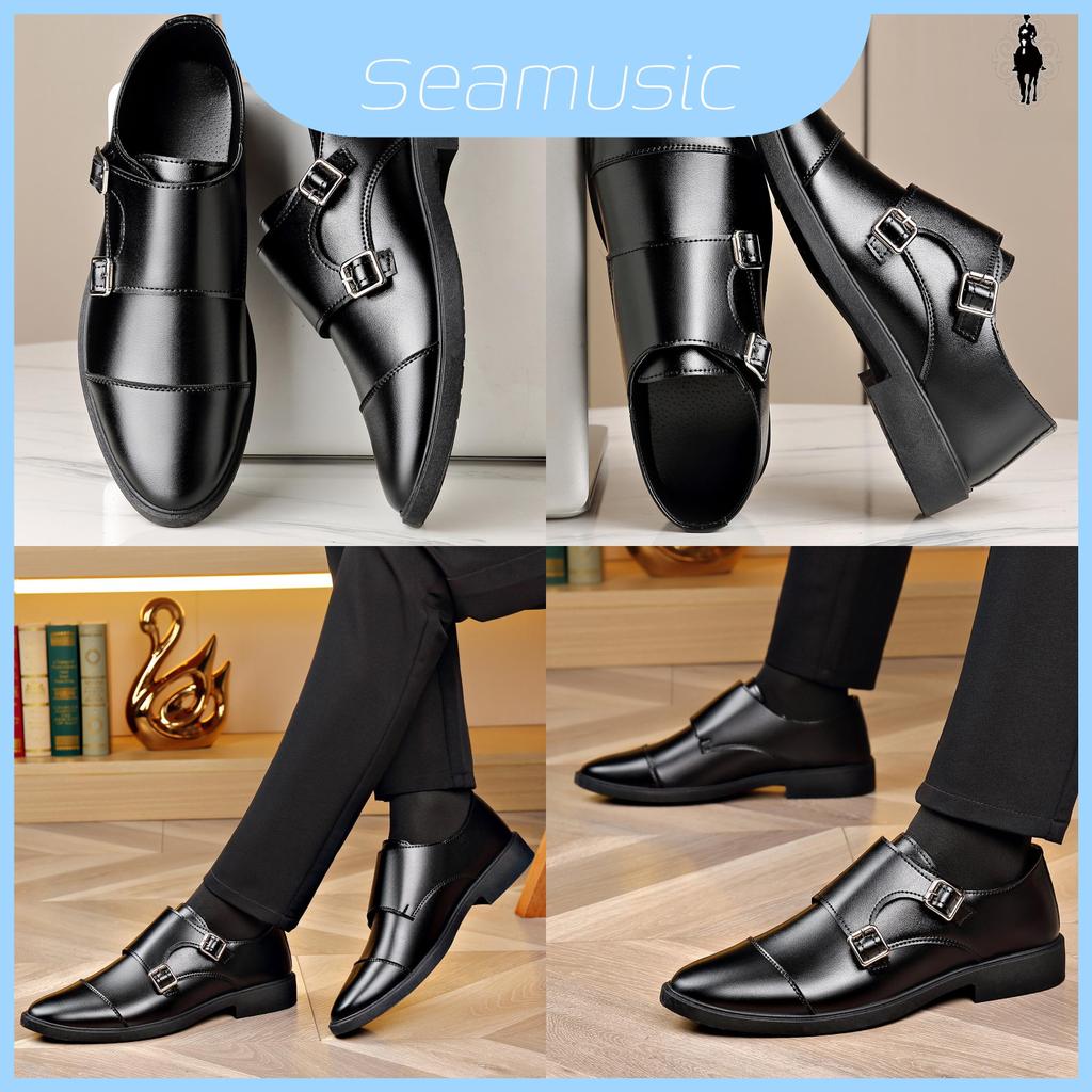 Mocassins Masculinos De Couro Com Salto Plano E Design Superior Baixo Para Todos Os Estilos Conforto Da Temporada