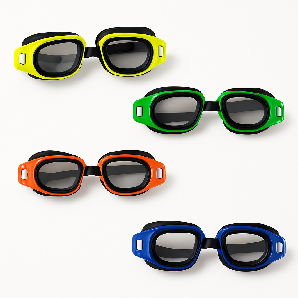🔥 Mais vendido para crianças | Confortável e seguro Óculos de Natação Infantil Antiembaçante Ajustávell em Oferta na Shopee