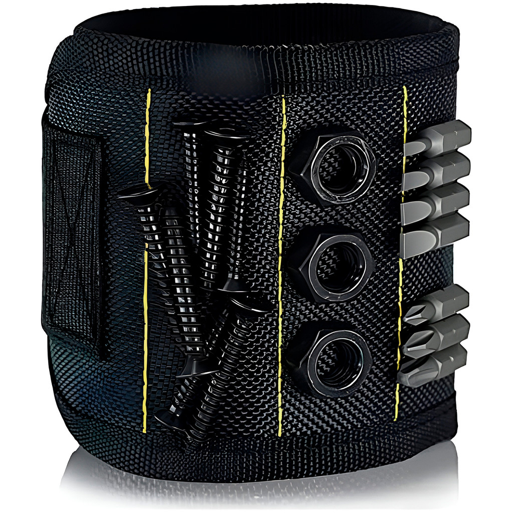 JS Pulseira Bracelete Magnética Parafuso Ferramenta Utilidade