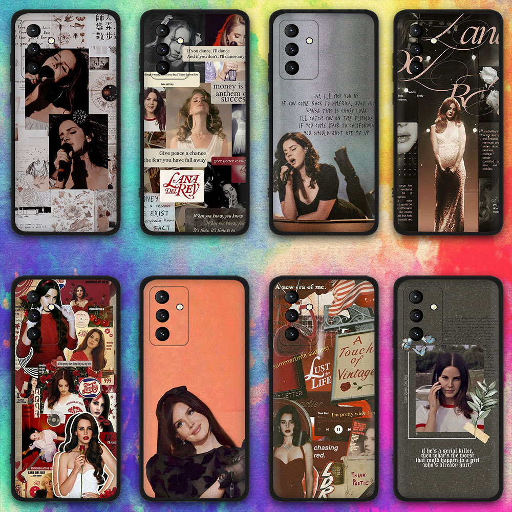 Motorola Moto G10 G20 G30 G22 G23 G50 G52 G53 Macio TPU Silicone E989 Lana Del Rey Capa De Telefone Macia