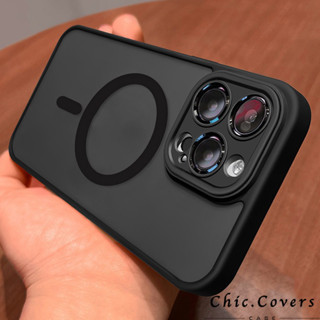 Capa De Carga Choque Magsafe Magnética Case Capinha fosca De Celular Para iPhone 16 11 12 13 14 Pro Max em Oferta na Shopee