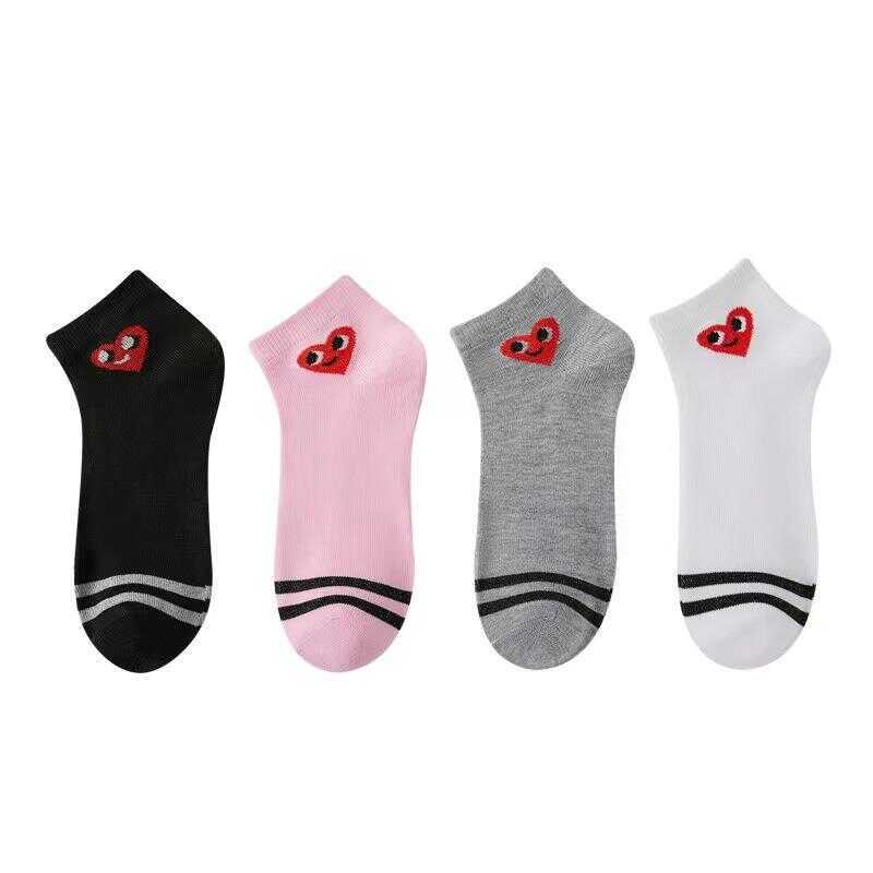 3- 12 pares femininas de cano curto, esportivas, meias coloridas
