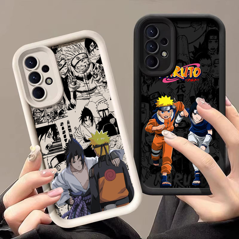 Naruto Sasuke Uchiha Anime Capa Para Samsung A57 A56 A55 A37 A36 A35 A53 A54 5G A73 A34 A07 Macia A25 A22 A23 A14 A15 A1