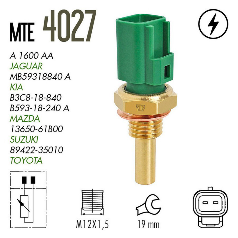 Sensor Temperatura LEXUS ES 300 3.0 1993 1994 Verde Água