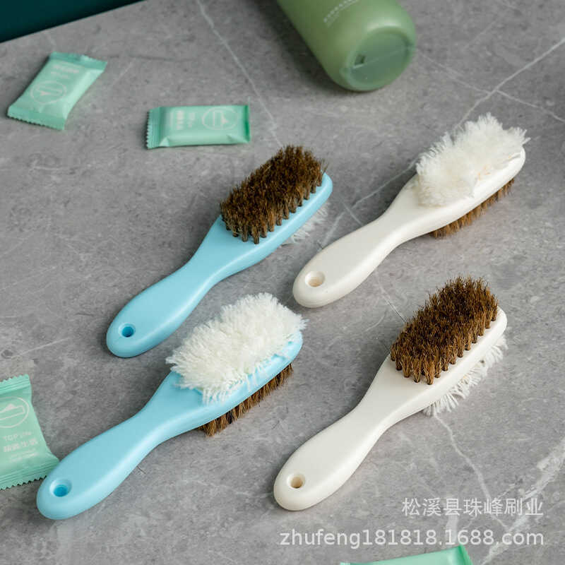 Zhufeng 8892-3 conjunto de esmalte de sapato cerdas escova de polimento de sapato de couro escova de óleo lubrificação p