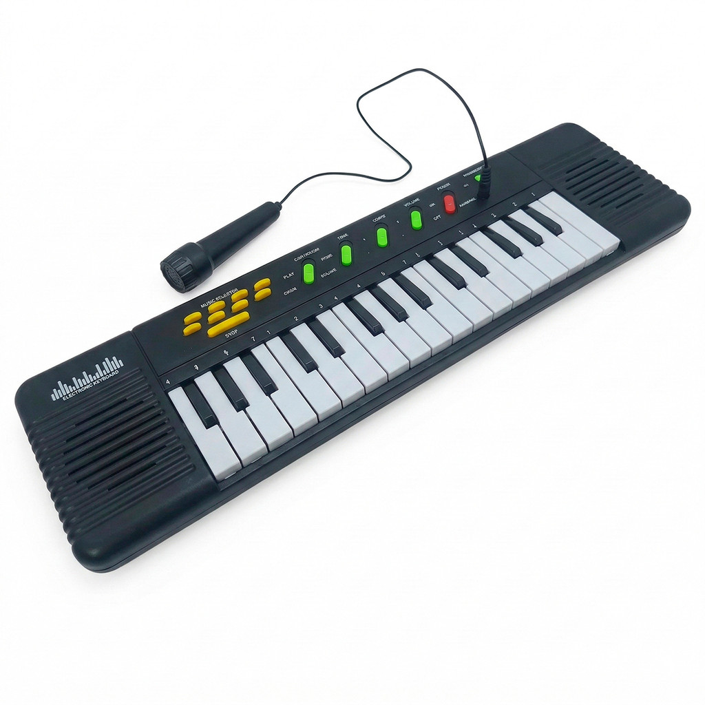 Brinquedo Teclado Musical Infantil 32 Teclas com Microfone