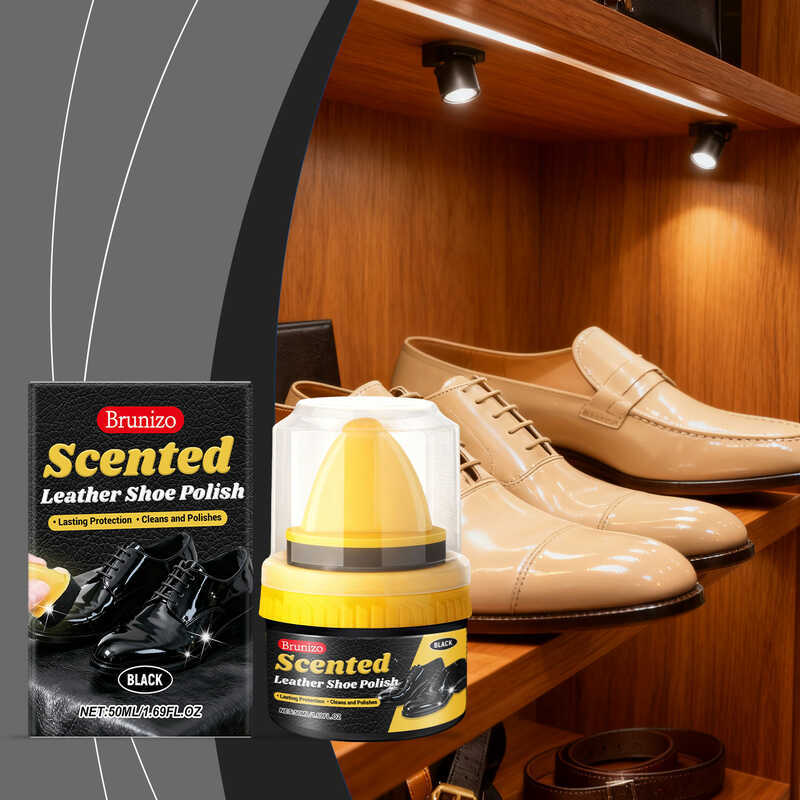 Brunizo couro sapato polonês couro sapato cuidados limpeza brilhante cuidados polimento vitrificação limpeza cuidados ól