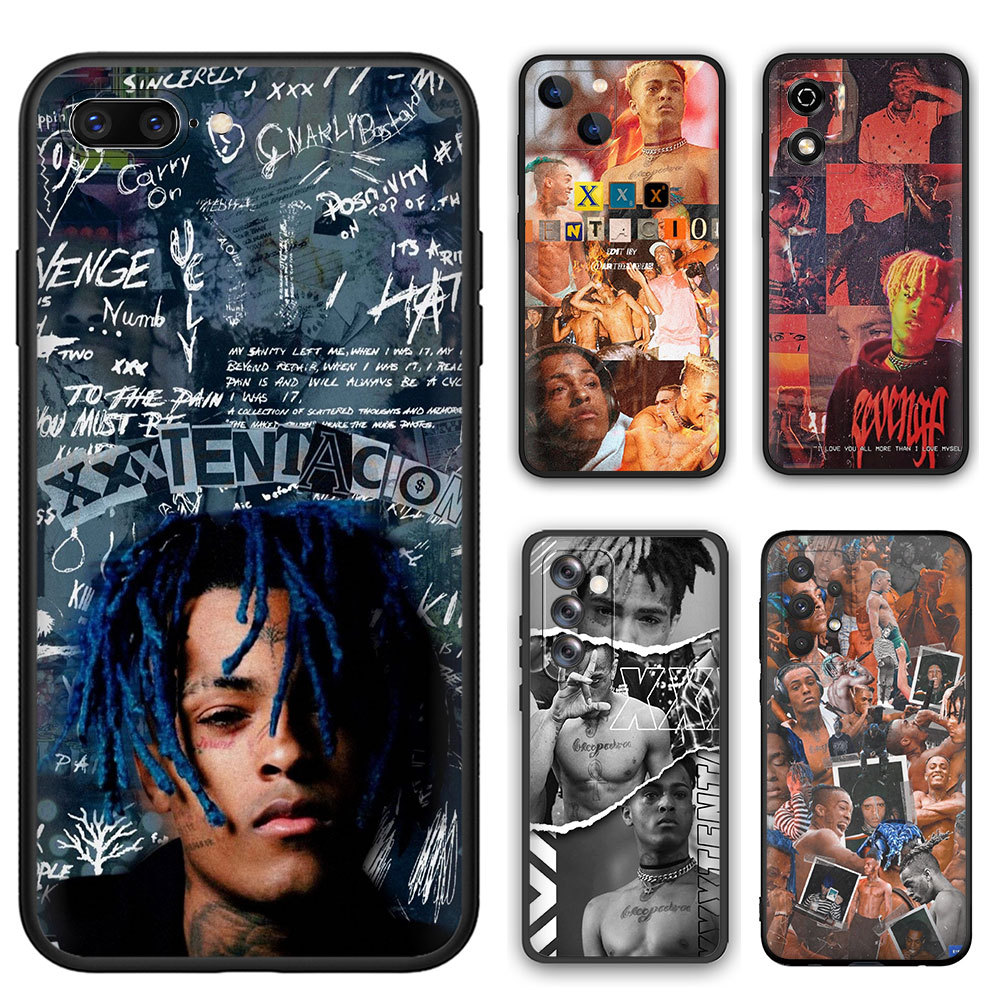 Capa De Telefone Samsung Galaxy A6 A6Plus A7 A8 A8Plus A9 2018 TPU De Silicone Macio 25Y8 XXXTentacion