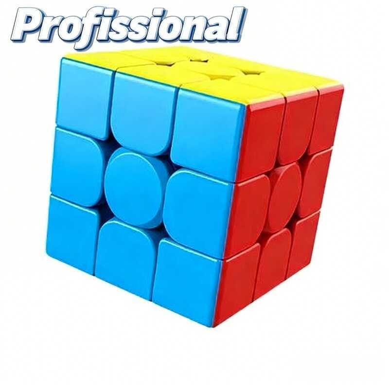 Cubo Mágico Anti-stress 3x3x3 Interativo Profissional Speed Gold Edition em Oferta na Shopee