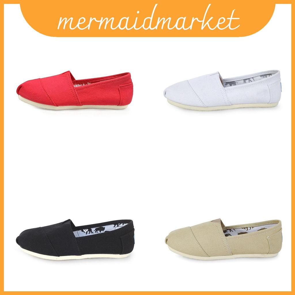 Lona De Mocassins Casuais Para Homens E Mulheres Deslizam Em Palmilhas De Sapatos De Verão Com Espuma