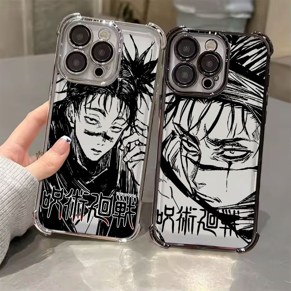 Jujutsu Kaisen Choso Anime Capa Galvanizada Para Samsung A57 5G A37 A17 A07 TPU Transparente Telefone Galaxy A56 A36 A26