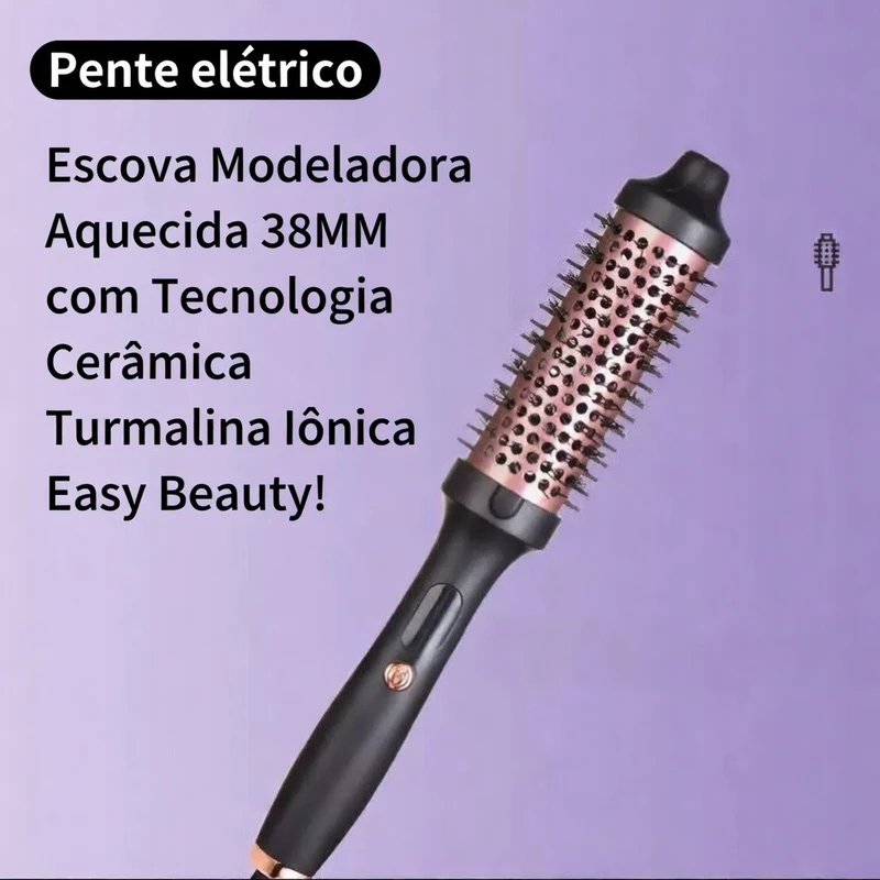 Escova Alisadora Elétrica 2 em 1 para Cabelo — foto 5