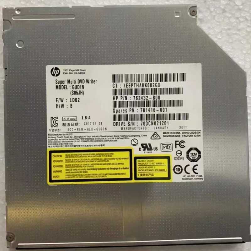 Adequado para unidade óptica de Laptop com suporte fixo, unidade óptica embutida para Notebook, gravador de gravação de 