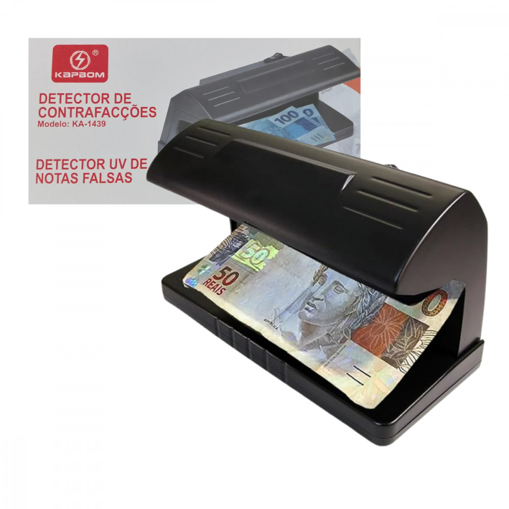 Detector Notas Falsas Luz UV Ultravioleta Kapbom