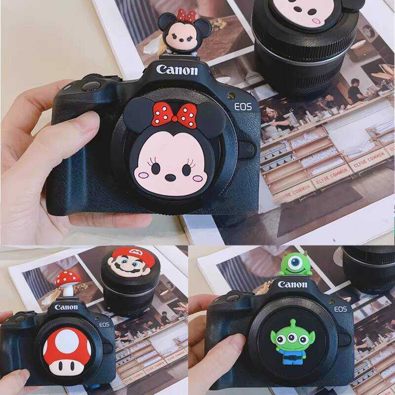 Adequado para Canon R50 Micro SLR Sony zve10 tampa do corpo da câmera Nikon ZFC lente capa traseira Fuji XT50