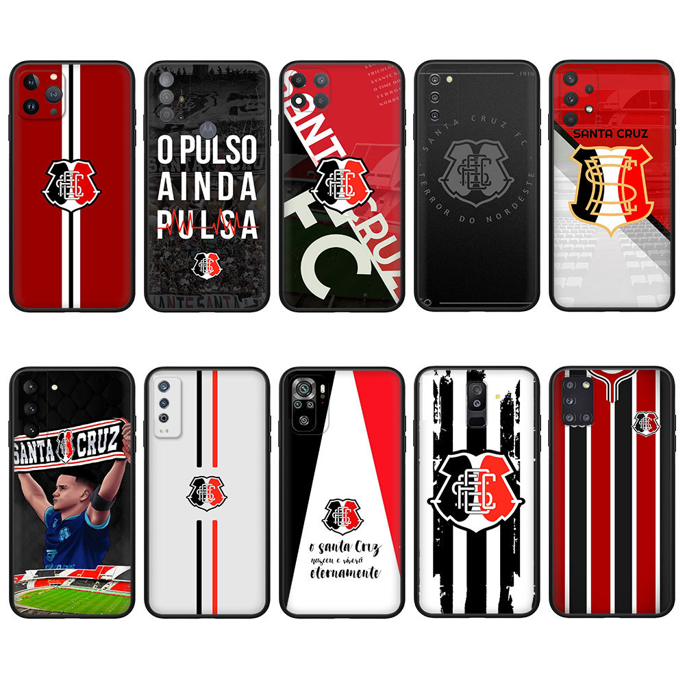 Capa De Telefone Macia 7M41 Santa Cruz FC Motorola Moto G05 G15 Power G35 G86 E1