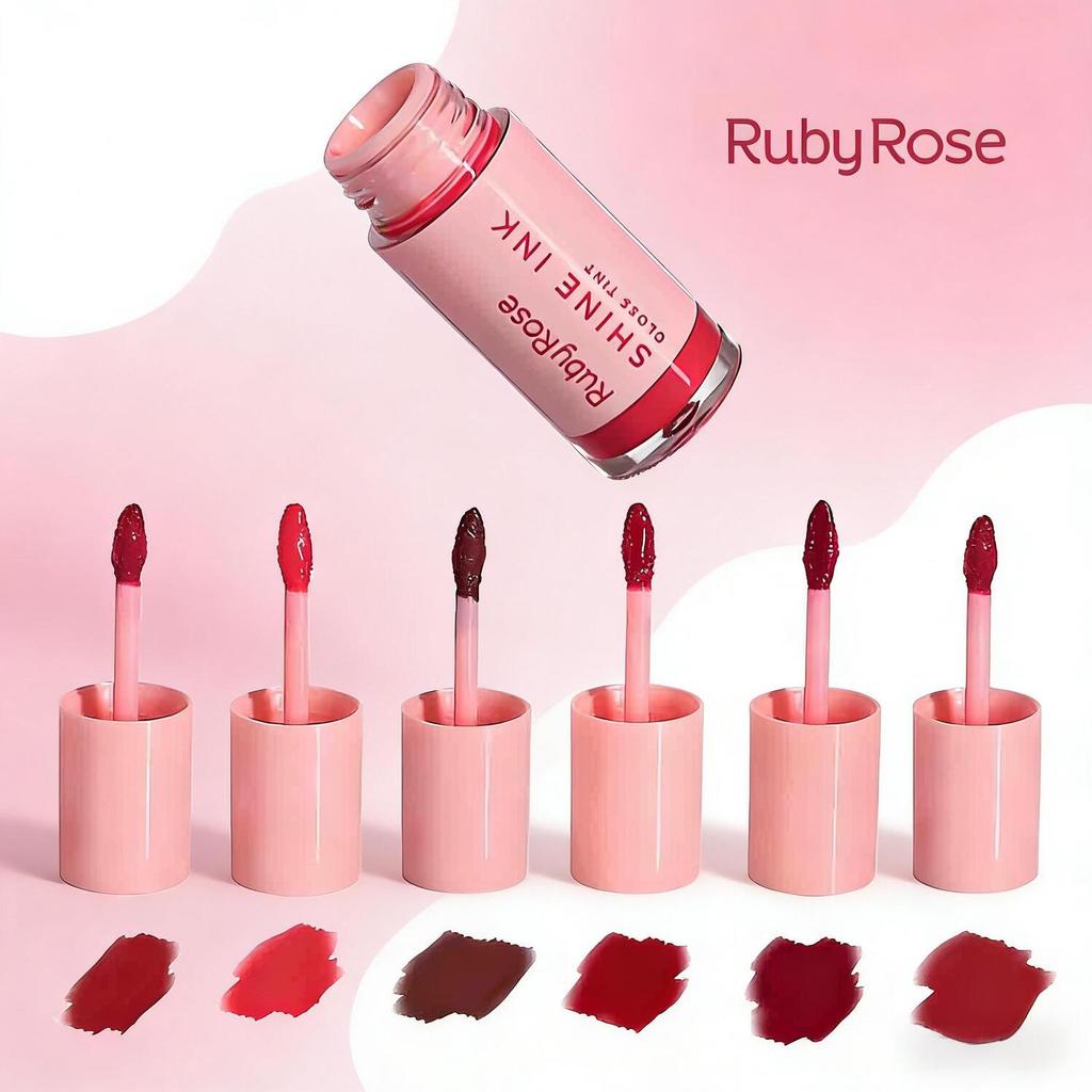 Gloss Tint Ruby Rose Shine INK - Linha Rosa HB-L6600